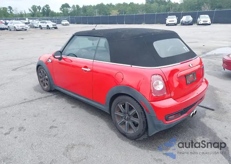 2013 Mini Convertible Cooper S из США, поврежденный, VIN WMWZP3C55DT705468